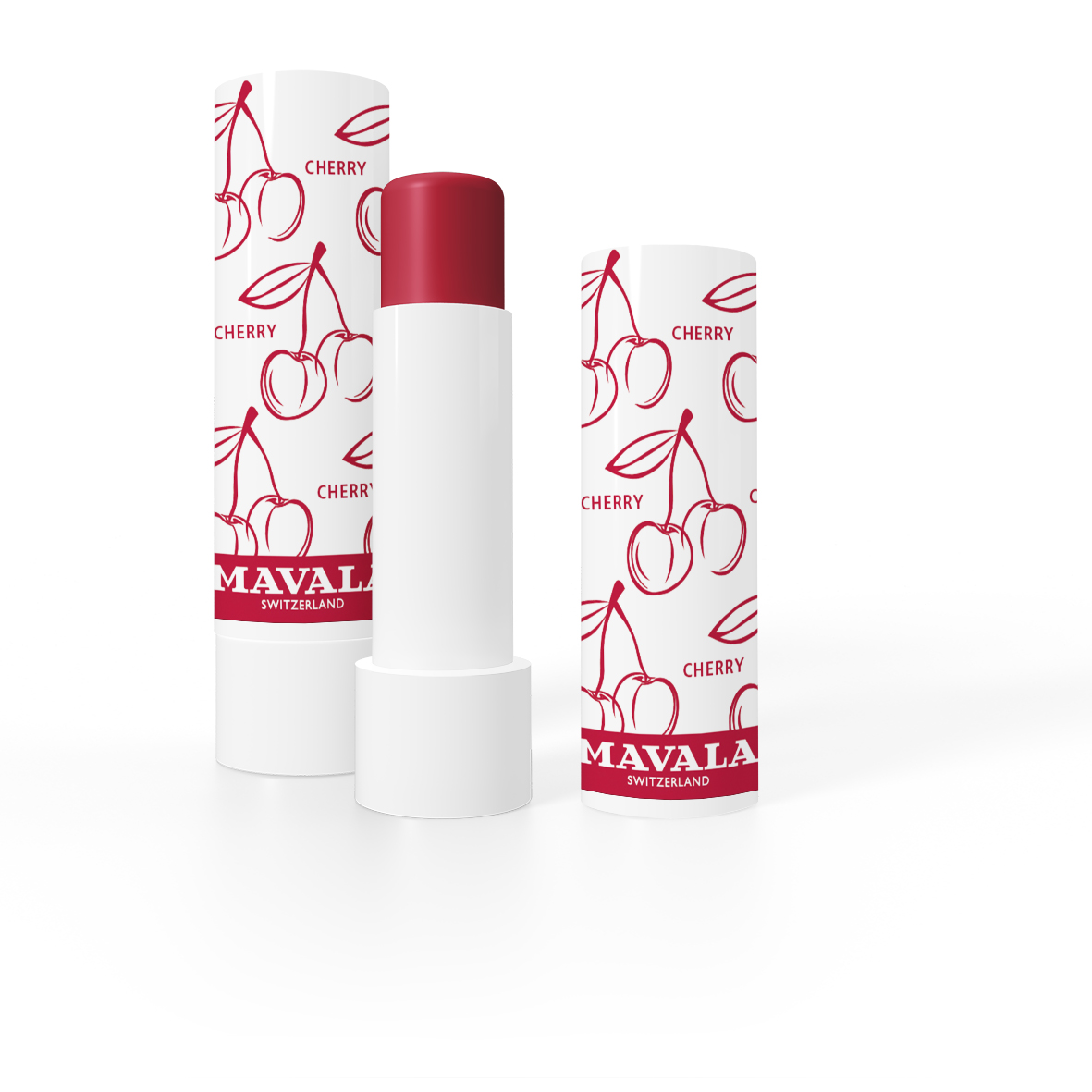 MAVALA getönter LIP BALM - Cherry - Lippenpflege für Schutz bei rissigen, spröden und trockenen Lippen 